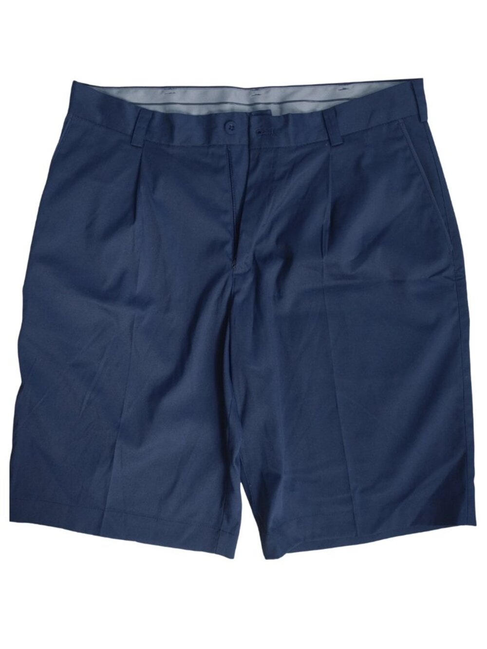 NIKE GOLF Tour Performance Dri-FIT Pleated Shorts Navy Blue - Size 32